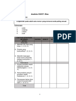 Analisis SWOT PDF