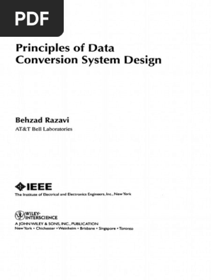 Principles of Data Conversion System Design | PDF | Analog