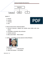 Peperiksaan Pertengahan Tahun Sejarah 2018 Ting 1