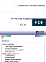 RF Power Amplifiers