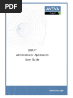 Draft Administrator Application User Guide