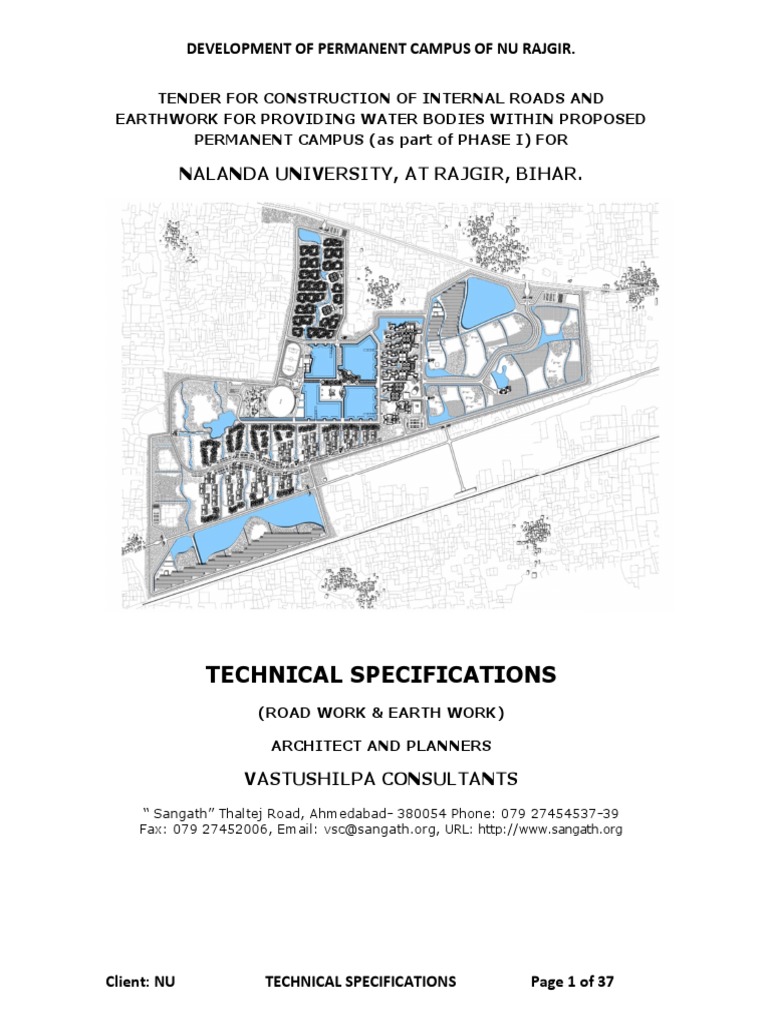 Technical Specifications for Roadworks | PDF | Road | Concrete