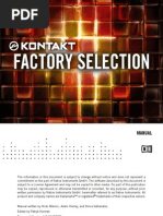 Download Kontakt Factory Selection Manual English by Alex Sweeney SN40186497 doc pdf