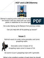 Batman HCF and LCM Dilemma