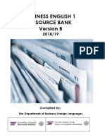 Business English RB1 - Version - B - 2018-2019 PDF