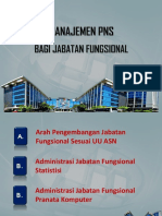 Manajemen PNS Untuk Jabatan Fungsional