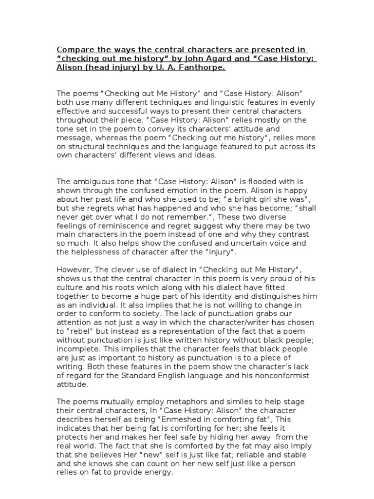 English literature comparative essay example picture