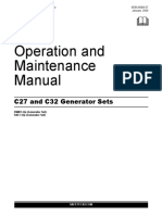 CAT 32 Operation Maintenance Manual