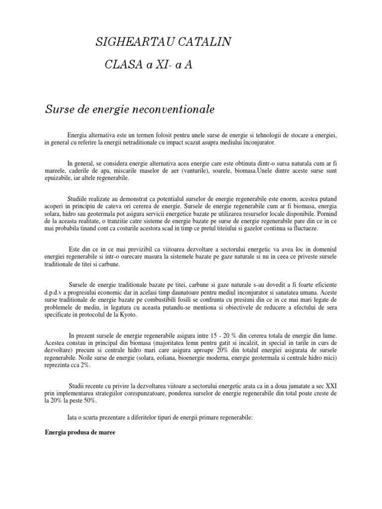 145494949 Surse De Energie Neconventionala 1 Docx