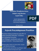 Subjek Rentan Filsafat Prof. Dany H