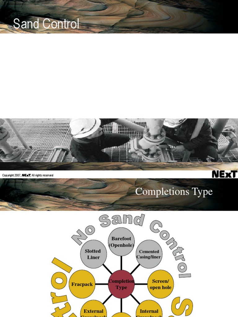 Completion Sand Control PDF | PDF | Petroleum Reservoir | Casing (Borehole)