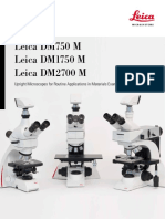 Leica DM750 M Leica DM1750 M Leica DM2700 M: Upright Microscopes For Routine Applications in Materials Examinations