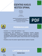 Anestesia Spinal