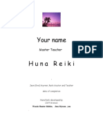 Certificate Huna Reiki JM PDF