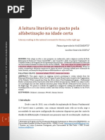 A leitura literária no pacto pela alfabetização na idade certa