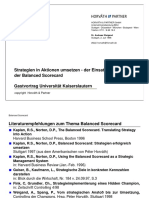 Horvath - Partners - Strategien in Aktionen Umsetzen Der Einszatz Der Balanced Scorecard PDF