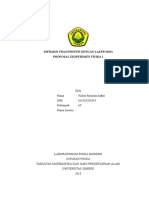 Proposal Difraksi Fraunhofer Dengan Laser Hene