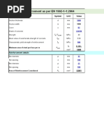 Minimum Reinforcement As Per EN 1992-1-1:2004: Input Parameters Symbol Unit Value