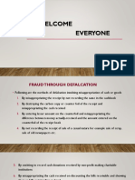 Fraud Through Defalcation