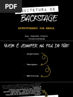 PALESTRA - O QUE É ARQUITETURA DE BACKSTAGE