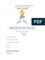 Macros en Excel: automatización de tareas