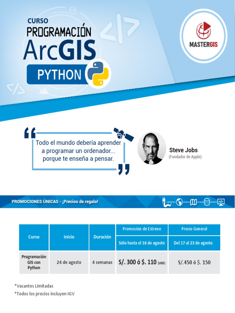 Programación ArcGIS Con Python | PDF | Python (lenguaje de programación ...