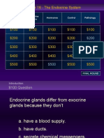 Chapter 16 - The Endocrine System: Endocrine Organs Hormones Control Pathology