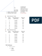 VII. Data Pengamatan: Tangki 1,015 2 3,14