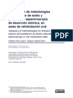 Validacion de La Metodologia Por El Metodo Estandar 3111ª Absorcion Atomica Para El Analisis de Metales Pesados en Muestras de Aguas y Aguas Residuales