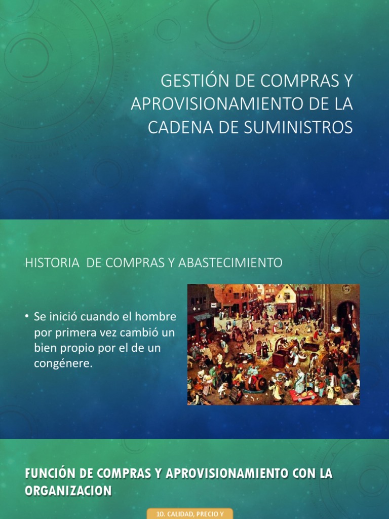 Gestión de Compras y Aprovisionamiento | PDF | Obtención | Inventario