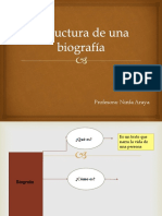 Estructura de Una Biografía