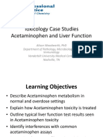 Toxicology Case Studies: Acetaminophen Liver Toxicity