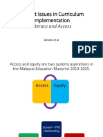 Malaysia Curriculum. Access & Literacy Issues.