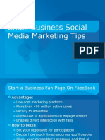Small Business Social Media Marketing Tips