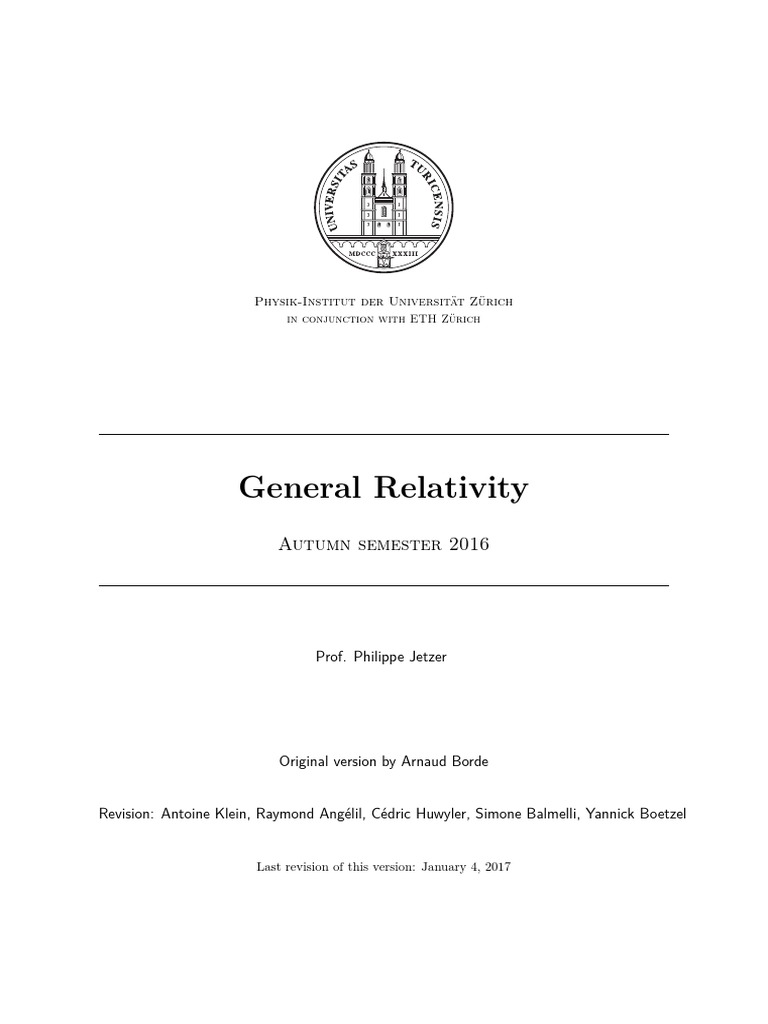 General Relativity Pdf Pdf Tensor Differential Form