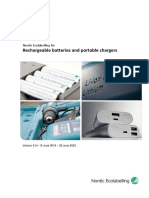 Criteria Document - Rechargeable Batteries - Version 5.0