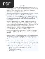 Download European Union - Short Essay by zelenimarsovac SN40190997 doc pdf