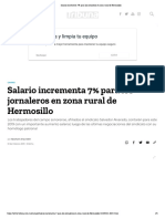 01-02-19 Salario Incrementa 7% Para Los Jornaleros en Zona Rural de Hermosillo