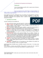 Como Elaborar Um Trabalho de Pesquisa