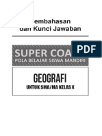 Pembahasan Super Coach Geografi Kelas X PDF