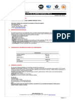 Msds de Sulfato de Aluminio