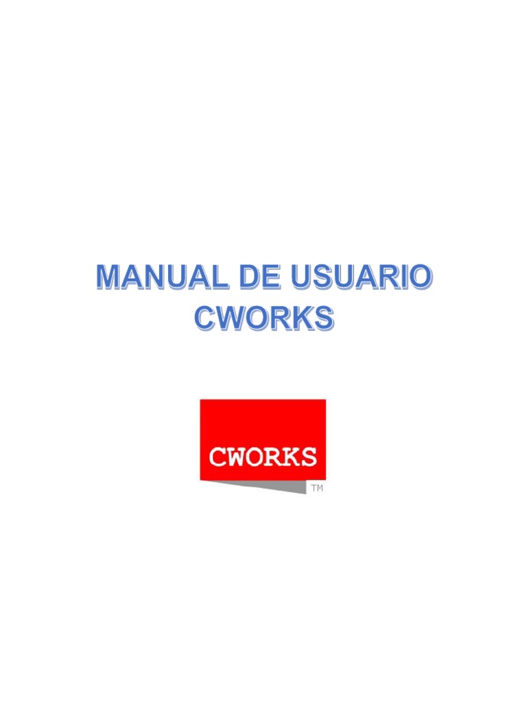 Manual de Usuario CWorks | PDF | Point and Click | Programa de computadora