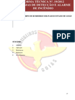 Norma Técnica Nº. 19 - 2012 Sistemas de Detecção e Alarme de Incêndio PDF