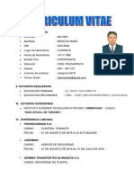 Curriculum Vitae CV