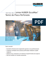 Tamiz de correa HUBER EscaMax®: solución eficiente para el tamizado de aguas residuales