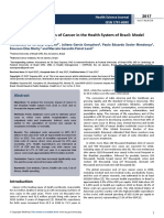 Economic Impact Analysis of Cancer in The Health System of Brazil Model Based in Public Database