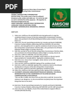 AMISOM Announces Three Days of Mourning in Honour of the Late Acting Police Commissioner