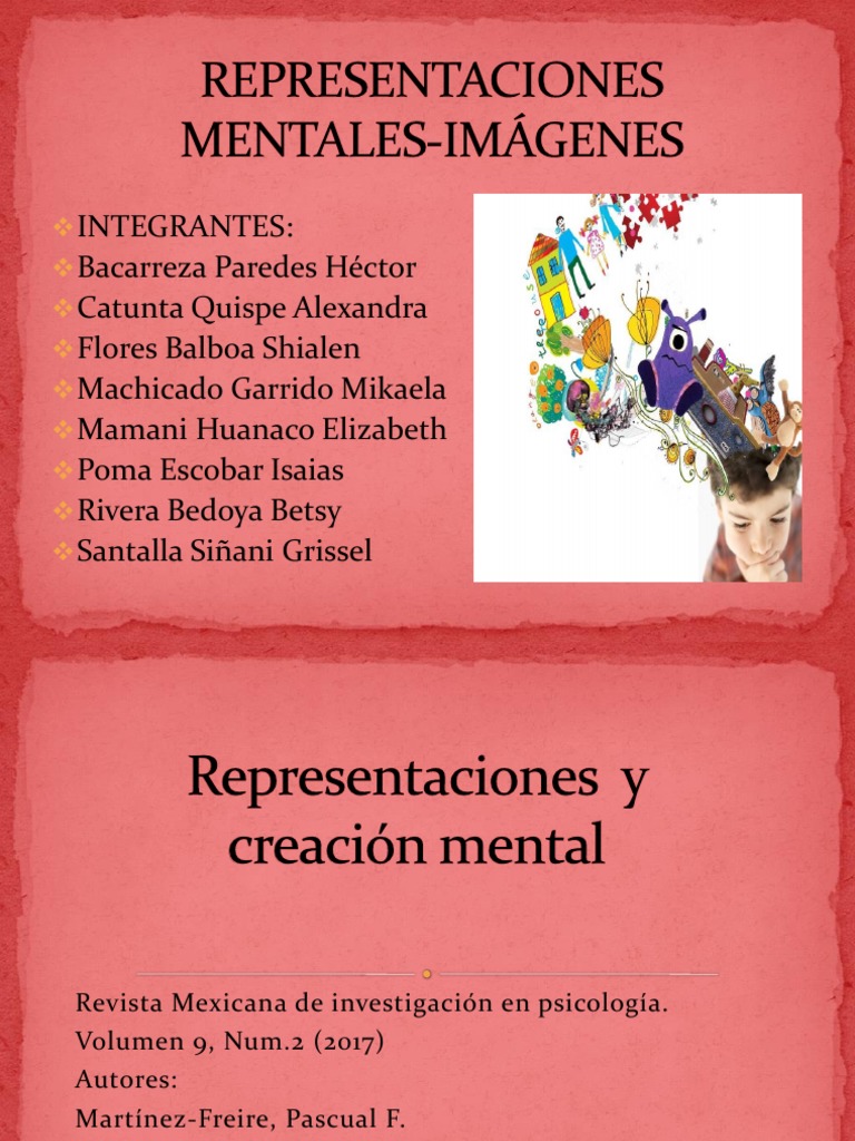 Representaciones Mentales | PDF | Mente | Imagen