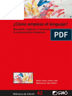 Cómo empieza el lenguaje. Descubrir, explorar y favorecer la comunicación temprana - Marta Casla Soler.pdf