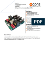 Hypex Electronics' Ultrahigh Performance Class D Amplifier Module